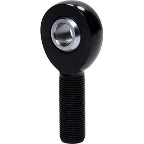 Rod End, Spherical, 1/2 in Bore, 5/8-18 in Left Hand Male Thread, Aluminum, Black Anodize- Each