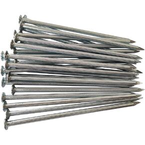 Metal Nails; 6-Inch 144 Pcs Landscape Anchoring Spikes for Paver Edging, Weed Barriers, Turf, House Construction, Carpentry Nail, Tent, Anchoring Stakes (144-6in)