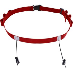 Azarxis Race Number Bib Belt with 6 Storage Loops Adjustable Elastic Webbing for Men Women Runners Running Jogging Triathlon Marathon Trail Race Cycling