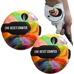 Golf Score Counter Mini Golf Stroke Counter Clicker with Clip for Men Women One Touch Reset Simple Attachment to Scorekeeper Glove in