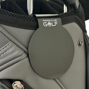Magnetic Golf Bag Landing Pad I Metal Hub for Magnetic Golf Gear & Golf Accessories Easy Grab-N-Go I Free Utility Pouch I Perfect Golf Gift for Men and Women