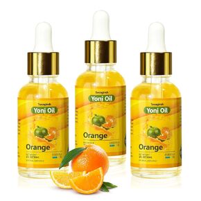 3PCS Yoni Oil for Women Organic Feminine Oil, Ph Balance Remove Odor, Passion Fruit Orange Pineapple Yoni Oil, Purfume oil After shower Body Juicy Oil Scent Body Oil 3 in 1