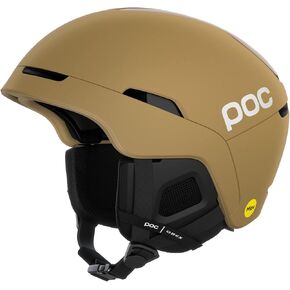 POC, Obex MIPS, Ski and Snowboard Helmet for All-Mountain Riding, Aragonite Brown Matt, XSS