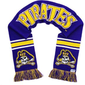 الأوشحة التقليدية وشاح قراصنة كارولينا الشرقية - ECU Pirates Classic Purple محبوك in Kuwait