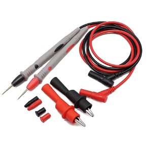 1000V 20A Multimeter Lead Test Kit, Gold-Plated Probe Leads with Alligator Clips,Precision Sharp Probe Test Lead Test Extension,Test Lead Probe Clip Suitable for Most of Digital Multimeter