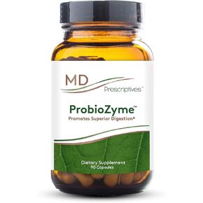 ProbioZyme - Vegetarian Digestive Enzymes - Supplement for Digestive & Gut Health - 90 Capsules