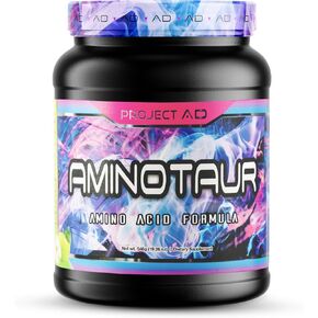 Project AD Aminotaur - Amino Acids with BCAAs, Pre Workout, Amino Energy, BCAA, Amino Acids, Keto Friendly, Coffee Extract, Energy Powder (Key Lime Colada)