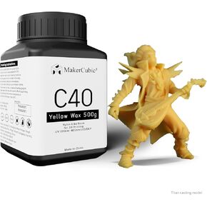 Fast PA-Like 3D Printer Resin (Yellow wax color)