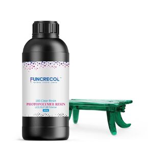 3D Printer Resin Clear, High Precision Fast UV-Curing 3D Resin 405nm for LCD/DLP/MSLA Resin 3D Printer, Low Odor 3D Printing Resin Clear Yellow 1KG