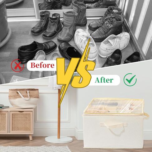 JISONCASE Shoe Organizer for Closet,Shoe Box Storage Containers with Clear Cover,Adjustable Dividers for Shoe Storage,Space Saving Shoe Bin with Foldable Bottom Support (Gray) in Saudi Arabia