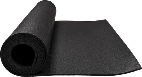 MSI Rubber Utility Mat 48" W x 72" L x 0.24" Thick - Non-Slip, Anti-Fatigue, Heat Resistant - Ideal for Gym Floors, Garages, Stables, Indoor & Outdoor Use - Heavy-Duty & Durable Protection in Saudi Arabia