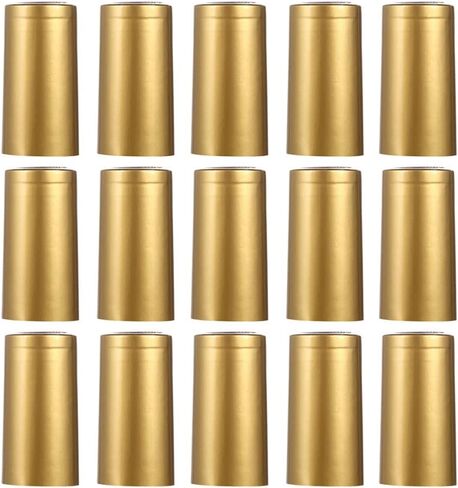 كبسولات Gadpiparty البلاستيكية القابلة للانكماش الحراري: 50 قطعة من أكمام زجاجات النبيذ المنكمشة ذات الغطاء العلوي كبسولات زجاجات النبيذ المنكمشة وأغطية تخمير النبيذ لأقبية زجاجات النبيذ in Kuwait