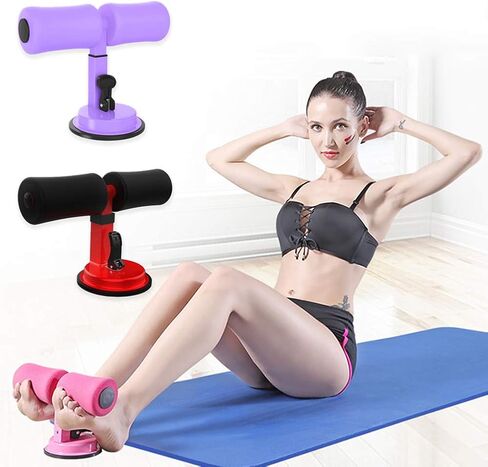 Sit Up Assistant Device,Portable Sit Up Bar for Floor,Strong Self Suction Situp Foot Holder,Multi Sit Up Pad,Sit-ups Assistant Device Abdomen Exercise Training Equipment in Saudi Arabia