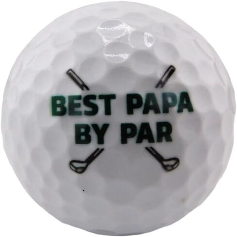 Westmon Works Best Papa by Par Golf Ball for Golfing Dad in Saudi Arabia