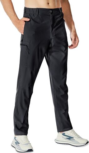 MOURCE Hiking Pants Men Lightweight Quick Dry - Water Resistant Stretch Cargo Pants for Men with 6 Pockets in Saudi Arabia