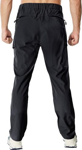 MOURCE Hiking Pants Men Lightweight Quick Dry - Water Resistant Stretch Cargo Pants for Men with 6 Pockets in Saudi Arabia