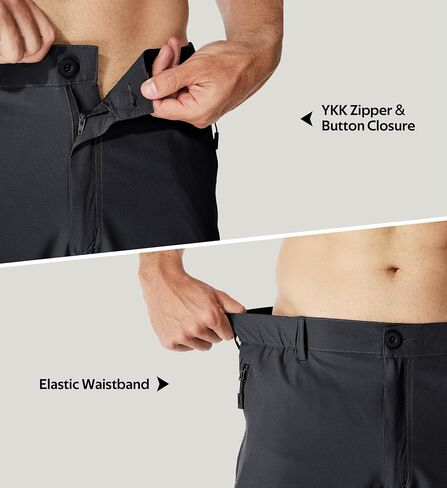 MOURCE Hiking Pants Men Lightweight Quick Dry - Water Resistant Stretch Cargo Pants for Men with 6 Pockets in Saudi Arabia