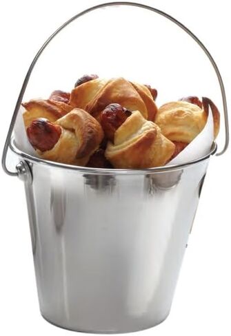 دلو صغير من American Metalcraft SSP61، من الفولاذ المقاوم للصدأ، 2 لتر. السعة، 6-1/4 بوصة قطر، 5-3/4 بوصة ارتفاع in Kuwait