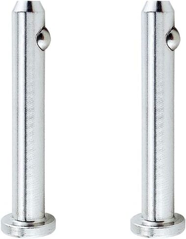 2 حزمة كاملة 316 SS دبوس سريع التحرير، القطر 1/4 بوصة (6.3 مم)، الطول الإجمالي 3.07 بوصة (78 مم)، دبوس وتد مسطح مع كرة محملة بنابض، دبوس أسطواني لوضع دبابيس تثبيت حديقة الحديقة in Kuwait