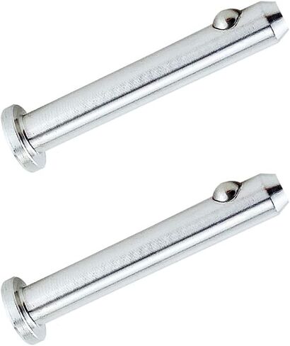 2 حزمة كاملة 316 SS دبوس سريع التحرير، القطر 1/4 بوصة (6.3 مم)، الطول الإجمالي 3.07 بوصة (78 مم)، دبوس وتد مسطح مع كرة محملة بنابض، دبوس أسطواني لوضع دبابيس تثبيت حديقة الحديقة in Kuwait