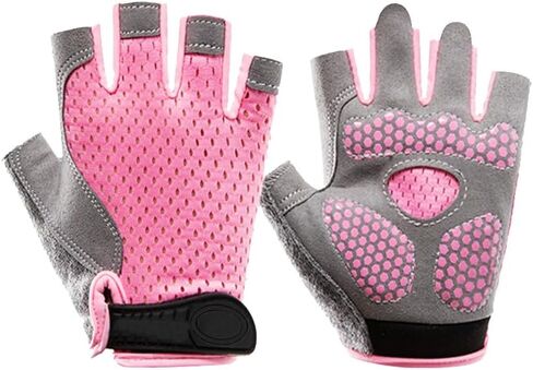 Holiberty Kids Half Finger Sport Gloves Non-Slip Children Cycling Sports Mittens Parkour Outdoor Shockproof Sports Training Gloves in Saudi Arabia
