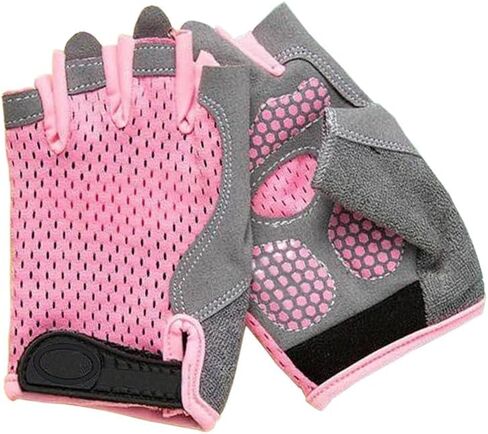 Holiberty Kids Half Finger Sport Gloves Non-Slip Children Cycling Sports Mittens Parkour Outdoor Shockproof Sports Training Gloves in Saudi Arabia
