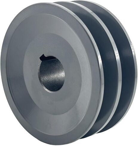 2AK34-7/8 Double Groove v Belt Pulley,3.45 inch Outside Diameter,7/8 inch bore,V Belt Sheave Cast Iron for A AX 3L 4L V-Belts,2AK3478 Pulley in Saudi Arabia