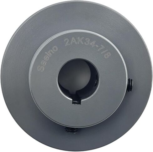 2AK34-7/8 Double Groove v Belt Pulley,3.45 inch Outside Diameter,7/8 inch bore,V Belt Sheave Cast Iron for A AX 3L 4L V-Belts,2AK3478 Pulley in Saudi Arabia