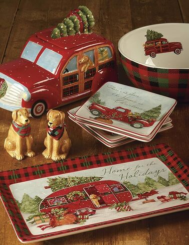 منزل دولي معتمد لعيد الميلاد، 18 أونصة. كوب، مجموعة من 4 تصميمات متنوعة، عدد 4 (عبوة من قطعة واحدة)، متعدد الألوان in Kuwait