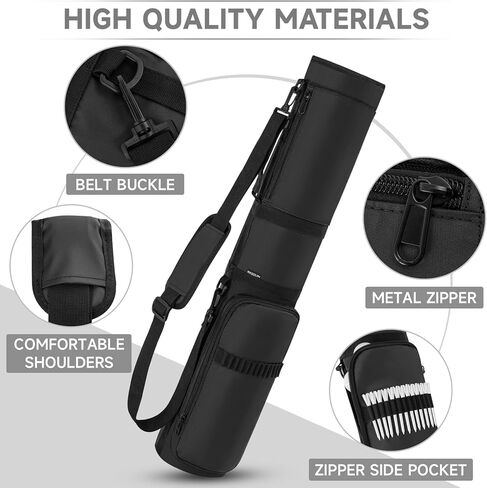 حقيبة حمل الجولف AKOZLIN 3-6 نوادي الجولف خفيفة الوزن قابلة للطي للسفر يوم الأحد مع حزام in Kuwait