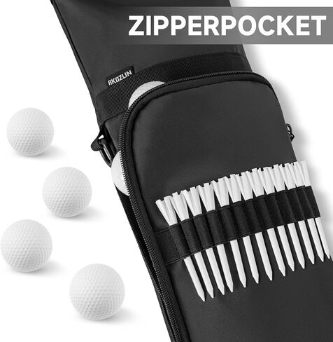 حقيبة حمل الجولف AKOZLIN 3-6 نوادي الجولف خفيفة الوزن قابلة للطي للسفر يوم الأحد مع حزام in Kuwait