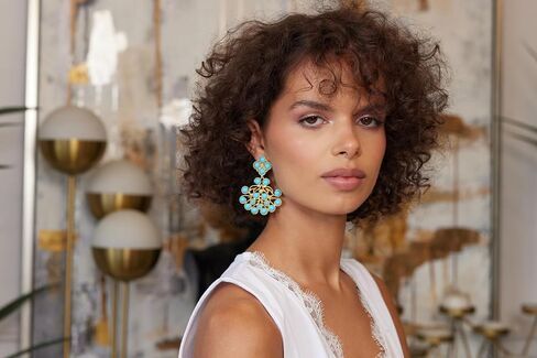 Kenneth Jay Lane Gold-Plated Cabochon Clip-On Earrings in Saudi Arabia