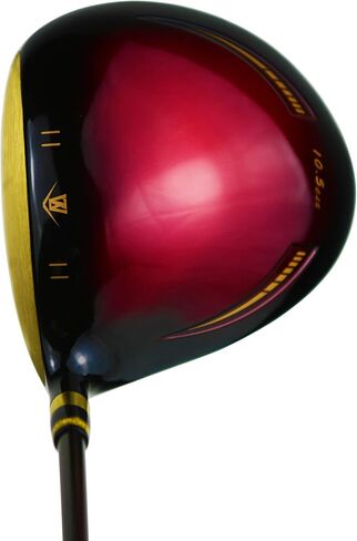 غطاء رأس نادي الجولف الياباني WaZaki 14K بلمسة نهائية من الذهب Cyclone III High COR Close Face Draw Titanium Driver (دور علوي 10.5 درجة، فليكس عادي، عمود جرافيت احترافي، يد يمين، حجم غير مؤكد 500 سم مكعب) in Kuwait