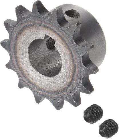 ضرس سلسلة دوارة HARFINGTON DIN/ISO 06B 14T الملعب 3/8 "16 مم تتحمل A3 ترس محرك من الفولاذ الكربوني in Saudi Arabia