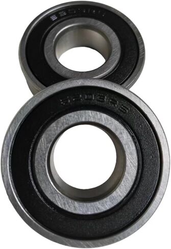 6203-2RSbearing Steel Double Rubber Seal Bearings 17x40x12mm, Pre-Lubricated and Stable Performance and Cost Effective, Deep Groove Ball Bearings(2 Pcs) in Kuwait