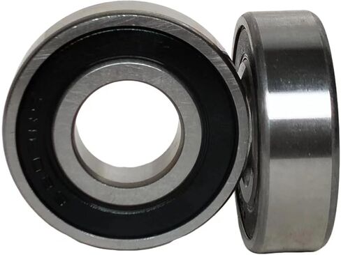 6203-2RSbearing Steel Double Rubber Seal Bearings 17x40x12mm, Pre-Lubricated and Stable Performance and Cost Effective, Deep Groove Ball Bearings(2 Pcs) in Kuwait