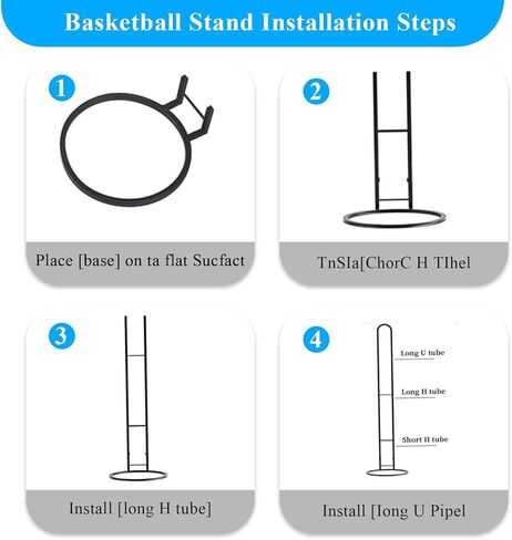 2024 New Ball Storage Rack，4 Tier Cube Ball Storage Holder，Basketball Football Holder Carbon Steel Heavy Duty Basketball Stand Painted Nail-Free Multi-Purpose Vertical Ball Rack in Kuwait