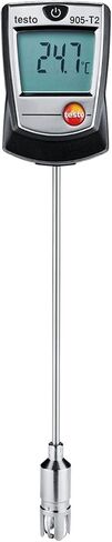 مسدس درجة الحرارة Testo 905-T2 - مقياس درجة الحرارة للأسطح الملساء وغير المستوية - مسدس ميزان الحرارة لما يصل إلى 662 درجة من قياسات درجة الحرارة في التدفئة والسباكة والتبريد والطهي in Kuwait