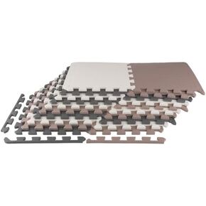 سجادة ألغاز من إسفنج EVA لبلاط الأرضيات 20 قطعة - 20 قدم مربع سجادة تمرين متعددة الألوان أو سجادات لعب الأطفال للأرضية - سجادات أرضية متشابكة من ستالوارت (أزرق) in Kuwait