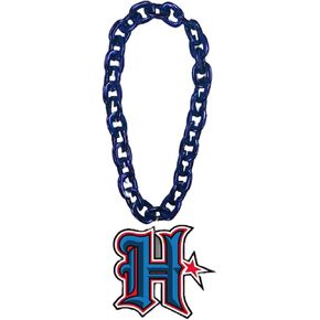 aminco Houston Texans H Logo NFL Fan Chain, Blue