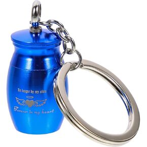Cremation Urns Keychain: Ashes Holder Key Chain - Cremation Jewelry Keychain Human Pet Ashes Remembrance Gifts Memory of Loved One Dad Mom Sympathy