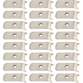 24 Pack Trailer Floor Hold Down Clip Steel 1/4" Plate Floor Decking Bearclaw Wood Deck, Tailer Floor Hold Down Clips for Trailer, Truck, Warehouse, Boat Deck Planks