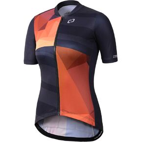 CATENA Women's Cycling Jersey Short Long Sleeve Bike Shirt Moisture-Wicking Bicycle Comfortable Clothing Top