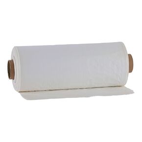 Boardwalk Industrial Drum Liners Rolls, 60 gal, 1.8 mil, 38 x 63, Clear, 1 Roll of 75 Bags