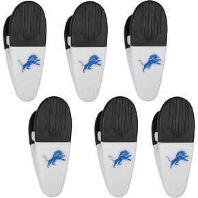 Siskiyou Sports NFL Detroit Lions Chip Clip Magnets, 6pk White, One Size