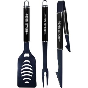 Siskiyou Sports NCAA Penn State Nittany Lions 3 pc Color and Black BBQ Set, Team Colors, One Size