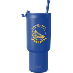 كوب بسيط وحديث مرخص رسميًا من NBA Spurs سعة 30 أونصة مع غطاء قلاب وقش | كوب معزول ستانلس ستيل | هدايا للرجال والنساء | مجموعة تريك | سان انطونيو سبيرز in Kuwait