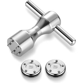 Golf Putter Weights 2pcs 5g/10g/15g/20g/25g/30g/35g/40g/45g with Wrench Kit Set Compatible with Titleist Scotty Cameron Putter Golf Accessory (2pcs 45g+Wrench)