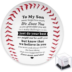 Softball Gifts Baseball Gifts for Son from Mom Dad Baseball Gifts for Boys Men Baseball Player Gifts Gifts for Son Sentimental Encouragement Gifts for Son Birthday Gifts Son Gifts from Mom Son In Law