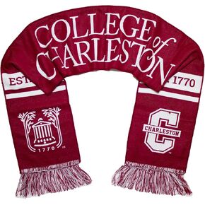 College of Charleston Cougars Scarf - COC Classic Woven